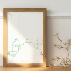 affiche minimaliste déco chambre