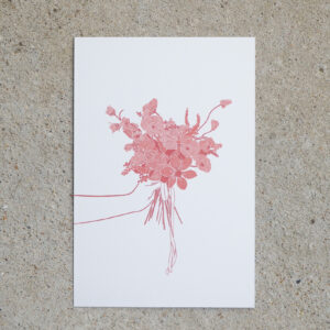 affiche bouquets de fleurs