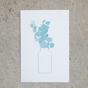 affiche bouquets de fleurs