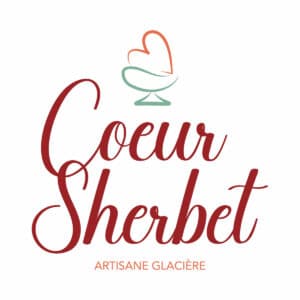 Logo Cœur Sherbet - Artisane glacière