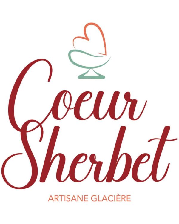 Logo Cœur Sherbet - Artisane glacière