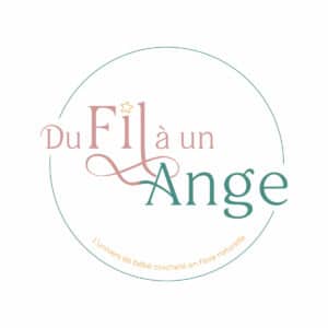 Logo Du Fil à un Ange - L'univers de bébé crocheté en fibre naturelle