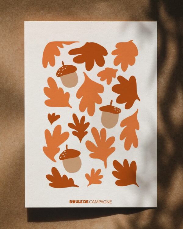 carte postale glands