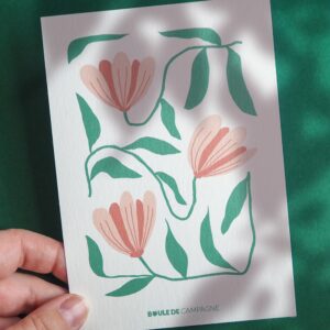 carte postale crocus