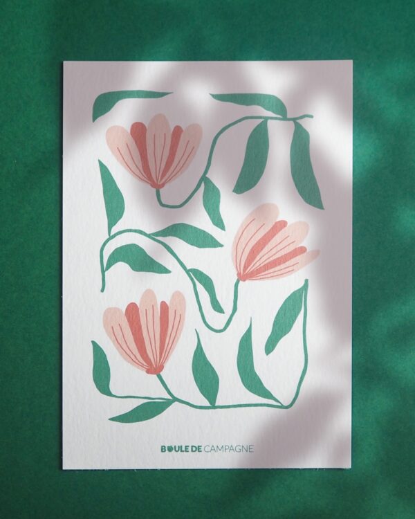 carte postale crocus