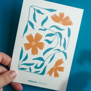 carte postale jonquilles