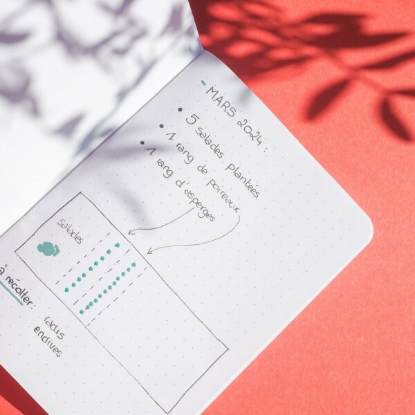 petit carnet made in france - pages avec des points