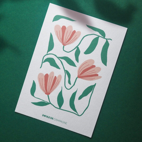 Carte postale d'hiver - Crocus 🌸 – Image 2