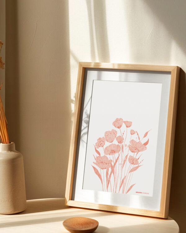 Affiche Prairie - orange – Image 2