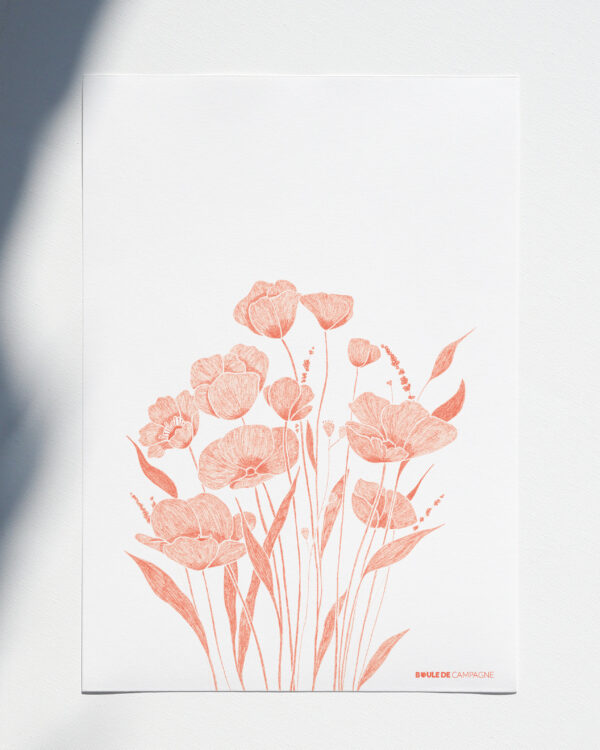 Affiche Prairie - orange – Image 5