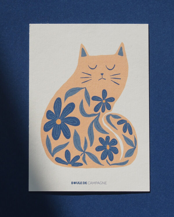 Carte postale Chat en Porcelaine – Image 2