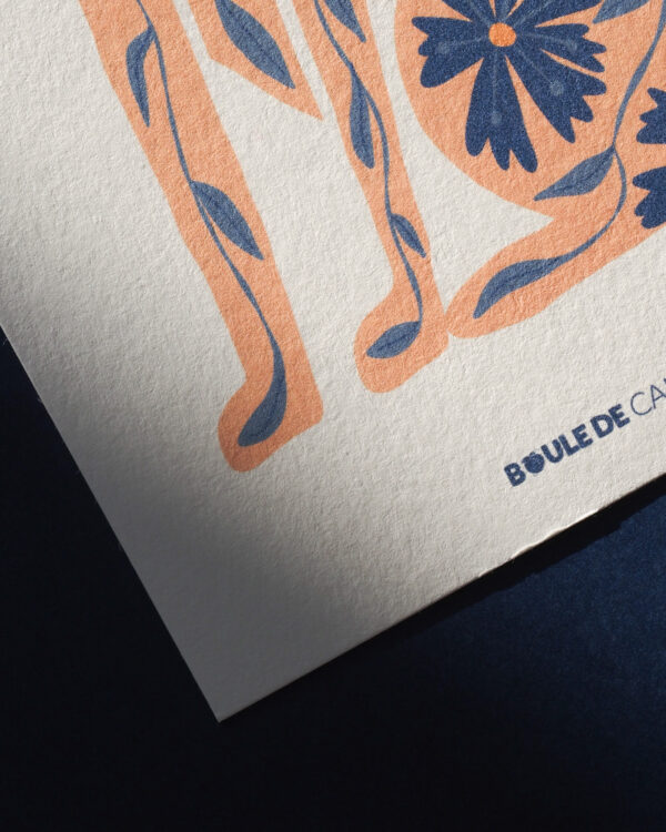 Carte postale Chien en Porcelaine – Image 3