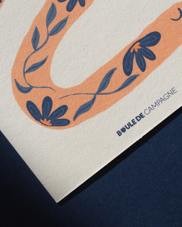 Carte postale Serpent en Porcelaine – Image 3