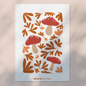 Carte postale d'automne - Champignons 🍄
