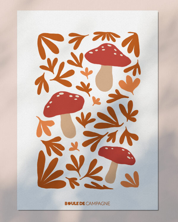 Carte postale d'automne - Champignons 🍄