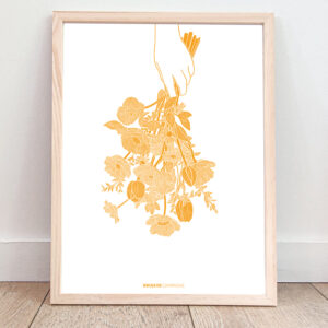 Tulipa - Affiche bouquet - Jaune