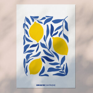Carte postale d'été - Citron 🍋