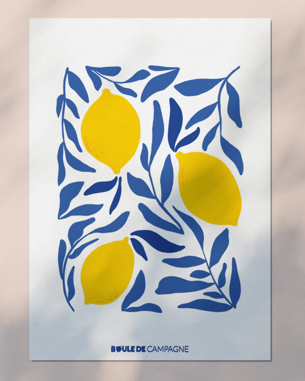 Carte postale d'été - Citron 🍋