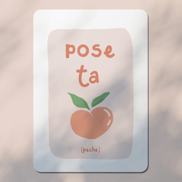 Carte postale "Pose ta pêche"