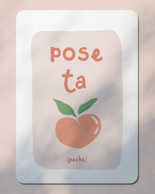 Carte postale "Pose ta pêche"