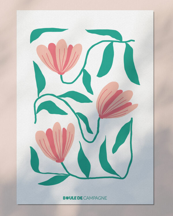 Carte postale de printemps - Crocus 🌸