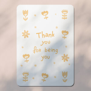 Carte postale - thank you for being you