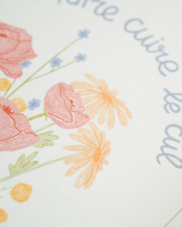 Carte postale "Va te faire cuire le cul" – Image 2
