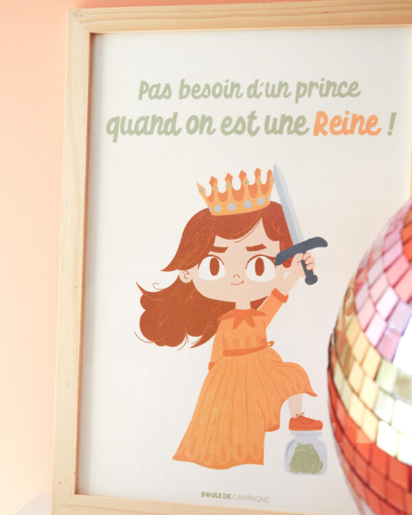 Affiche "Pas besoin de prince ..."