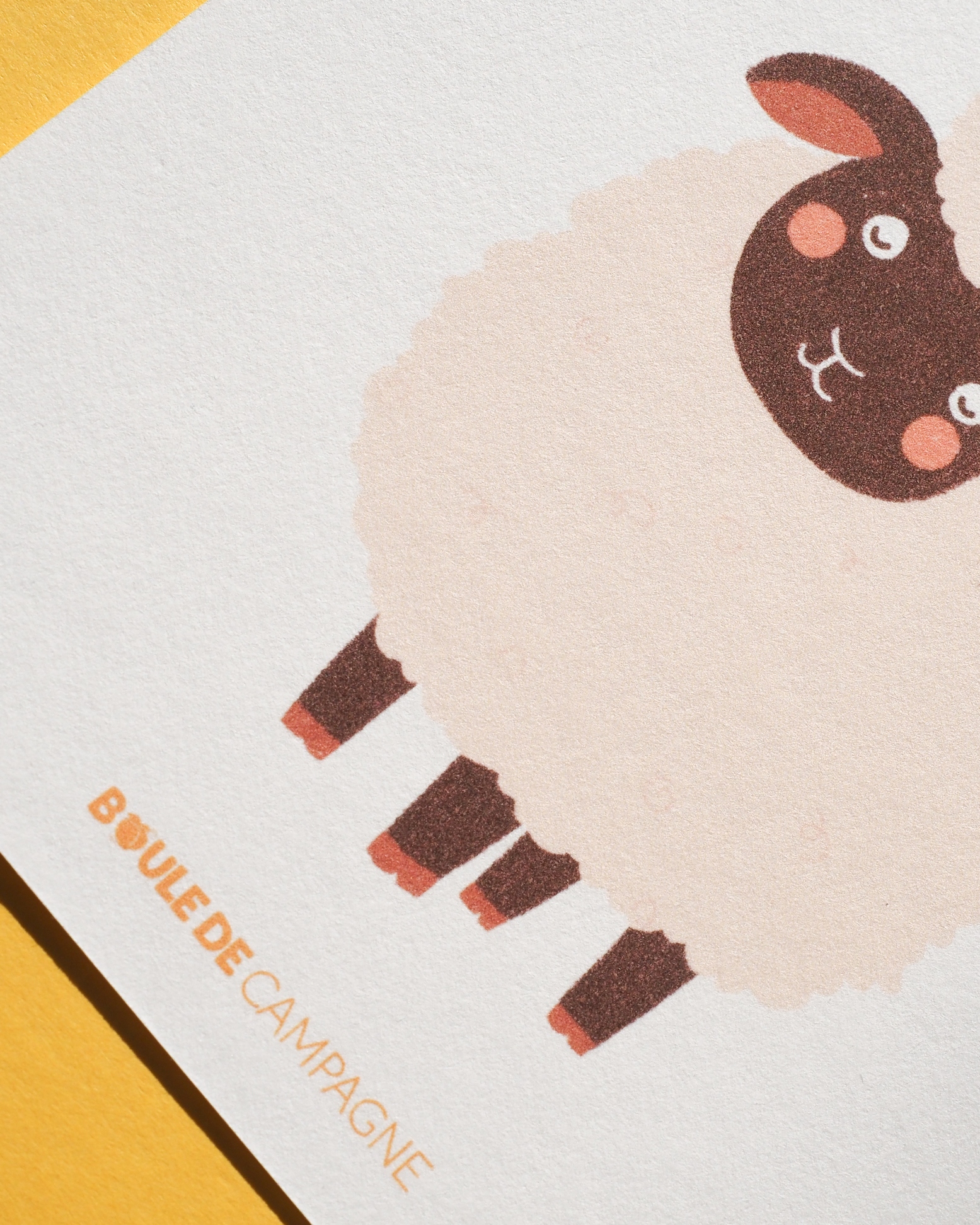 Carte postale "T'es trop bêêêle" – Image 2