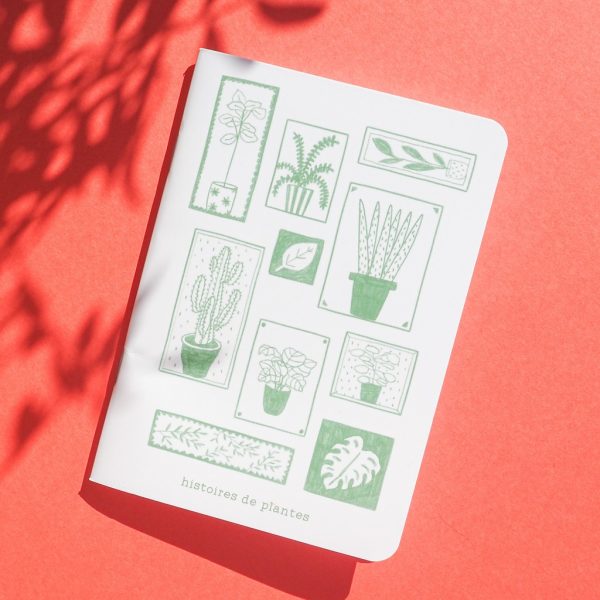 petit carnet made in france - modèle histoire de plantes